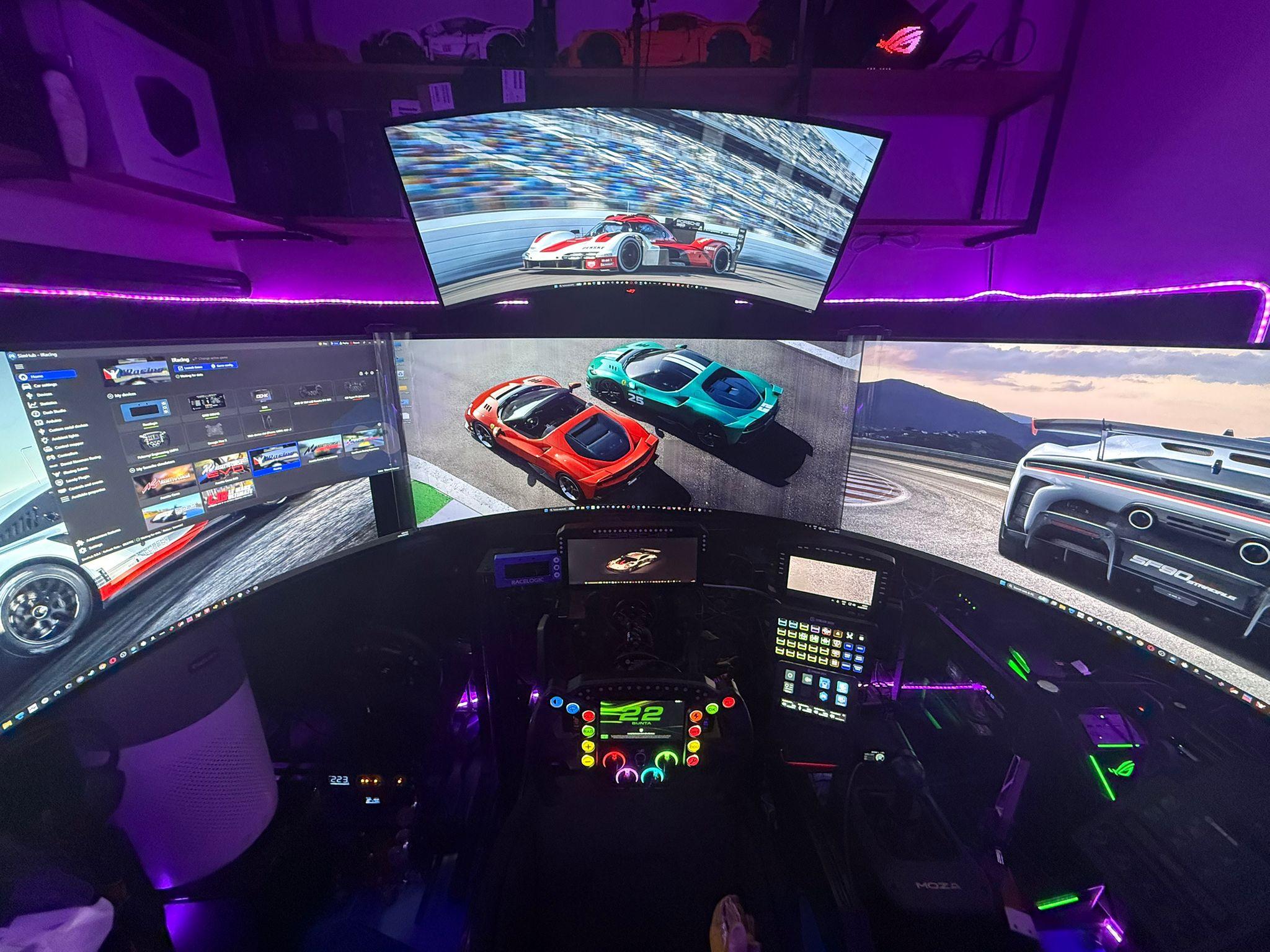 Few items not listed here as it's not in the list.
LG Ultragear 45" OLED
ASR Traction Loss Plate
GSI Hyper-P1 Wheel
Grid 911 RSR Wheel
Simagic NeoX
Grid 10" 991 Cup Dash
EPLabs DDX
StreamDeck XL
StreamDeck+
Moza AB9