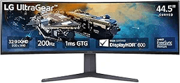 LG 45GR65DC-B Ultragear Curved Gaming Monitor