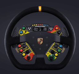 Podium Steering Wheel Porsche 911 GT3 R Suede
