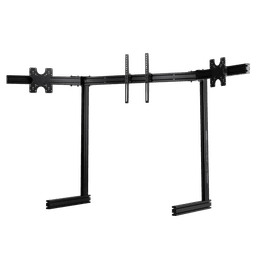 ELITE FREE STANDING TRIPLE MONITOR STAND- BLACK EDITION